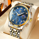 Orologio al quarzo impermeabile multifunzionale da uomo OLEVS 2858
