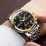 Orologio al quarzo impermeabile multifunzionale da uomo OLEVS 2858