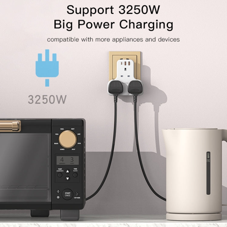 Yesido MC-15 Presa ricarica rapida 3250W con USB-C e QC3.0