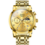 OLEVS 2889 Orologio al quarzo impermeabile luminoso multifunzionale da uomo