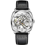 Orologio meccanico cavo impermeabile luminoso da uomo OLEVS 6651