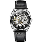 Orologio meccanico cavo impermeabile luminoso da uomo OLEVS 6651