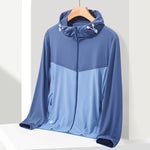 UPF40+ Cappotto sportivo per abbigliamento sportivo per protezione solare in seta di ghiaccio ad alta elasticità per uomo e donna, XXXL, XXXXL, XXXXXL