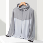 UPF40+ Cappotto sportivo per abbigliamento sportivo per protezione solare in seta di ghiaccio ad alta elasticità per uomo e donna, XXXL, XXXXL, XXXXXL