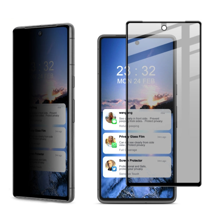 Pellicola protettiva in vetro temperato anti-spia a schermo intero imak HD, For Google Pixel 8a, For Google Pixel 8 Pro, For Google Pixel 8, For Google Pixel 7a, For Google Pixel 7 5G