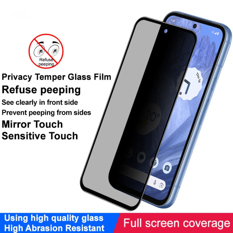 Pellicola protettiva in vetro temperato anti-spia a schermo intero imak HD, For Google Pixel 8a, For Google Pixel 8 Pro, For Google Pixel 8, For Google Pixel 7a, For Google Pixel 7 5G
