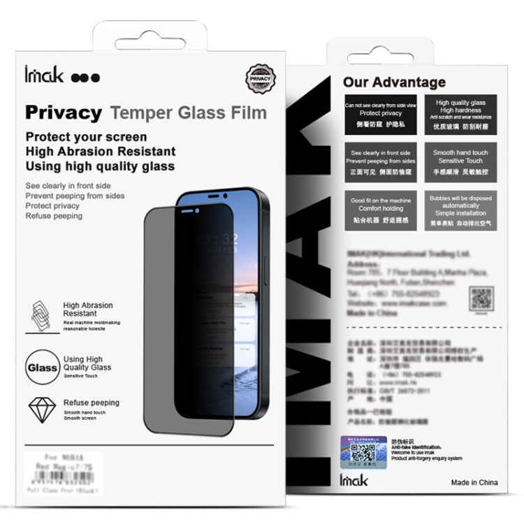 Pellicola protettiva in vetro temperato anti-spia a schermo intero imak HD, For Google Pixel 8a, For Google Pixel 8 Pro, For Google Pixel 8, For Google Pixel 7a, For Google Pixel 7 5G