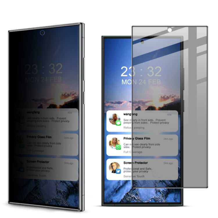 Pellicola vetro temperato anti-spia per Samsung Galaxy A35 5G e A