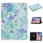 Custodia portafoglio in pelle con slot carte per tablet