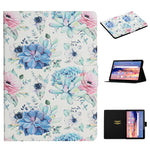 Custodia portafoglio in pelle con slot carte per tablet