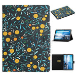 Custodia portafoglio in pelle con slot carte per tablet