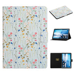 Custodia portafoglio in pelle con slot carte per tablet