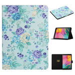 Custodia flip con motivo floreale per Samsung Galaxy Tab