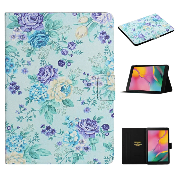 Custodia flip con motivo floreale per Samsung Galaxy Tab