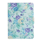 Custodia flip con motivo floreale per Samsung Galaxy Tab