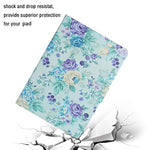 Custodia flip con motivo floreale per Samsung Galaxy Tab