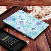 Custodia flip con motivo floreale per Samsung Galaxy Tab