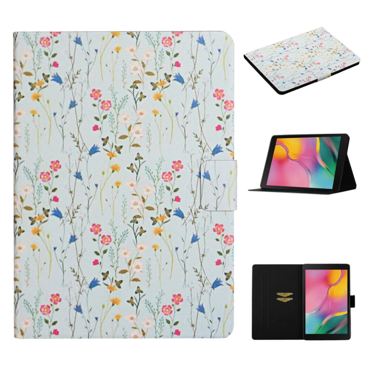 Custodia flip con motivo floreale per Samsung Galaxy Tab