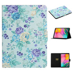 Custodia flip con motivo floreale per Samsung Galaxy Tab