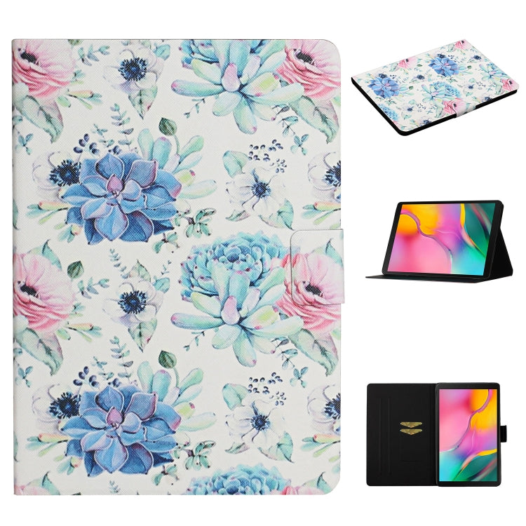 Custodia flip con motivo floreale per Samsung Galaxy Tab