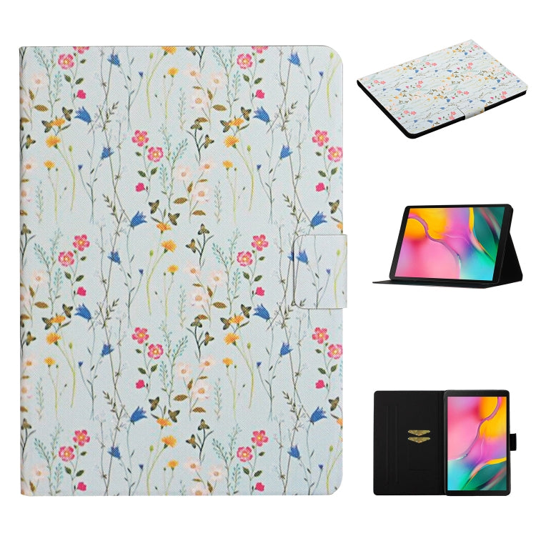 Custodia flip con motivo floreale per Samsung Galaxy Tab