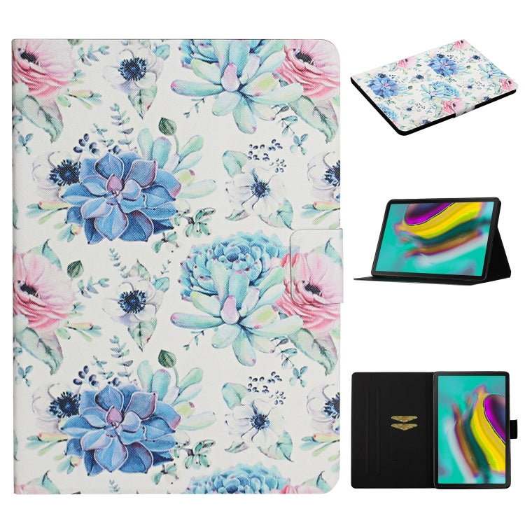 Custodia flip con motivo floreale per Samsung Galaxy Tab