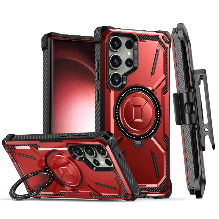 Custodia TPU con clip posteriore per Samsung Galaxy S22