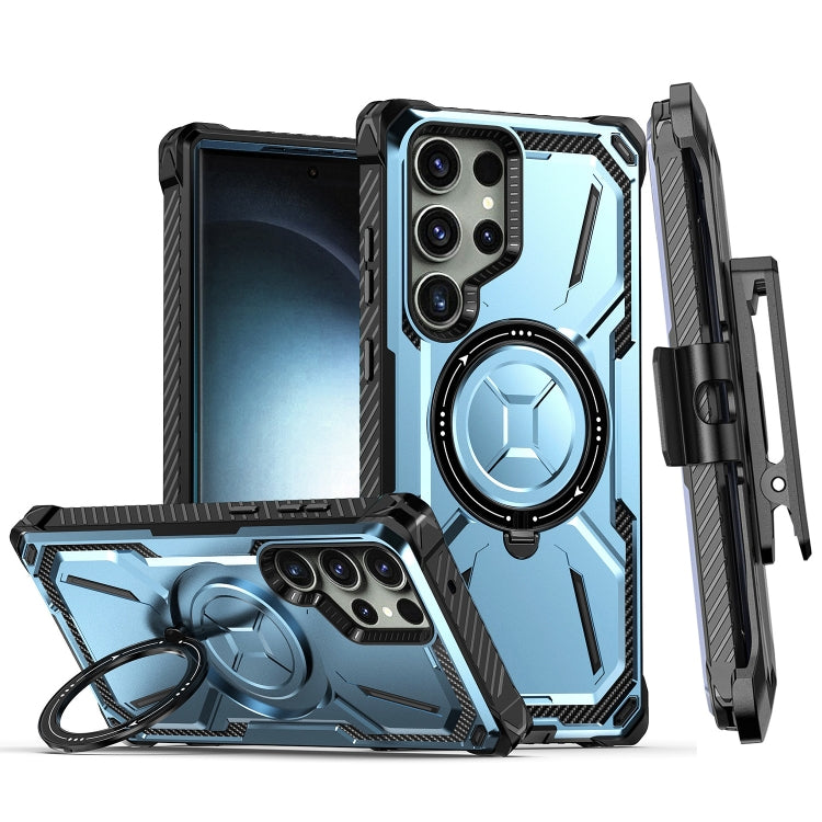 Custodia TPU con clip posteriore per Samsung Galaxy S22