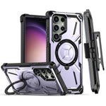 Custodia TPU con clip posteriore per Samsung Galaxy S22