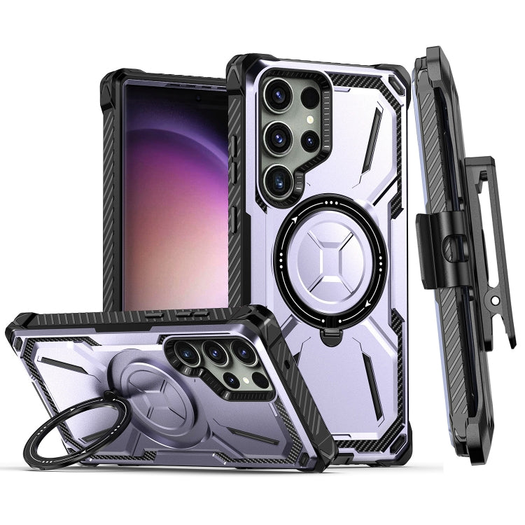 Custodia TPU con clip posteriore per Samsung Galaxy S22