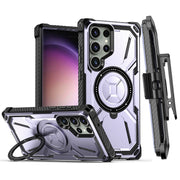 Custodia TPU con clip posteriore per Samsung Galaxy S22