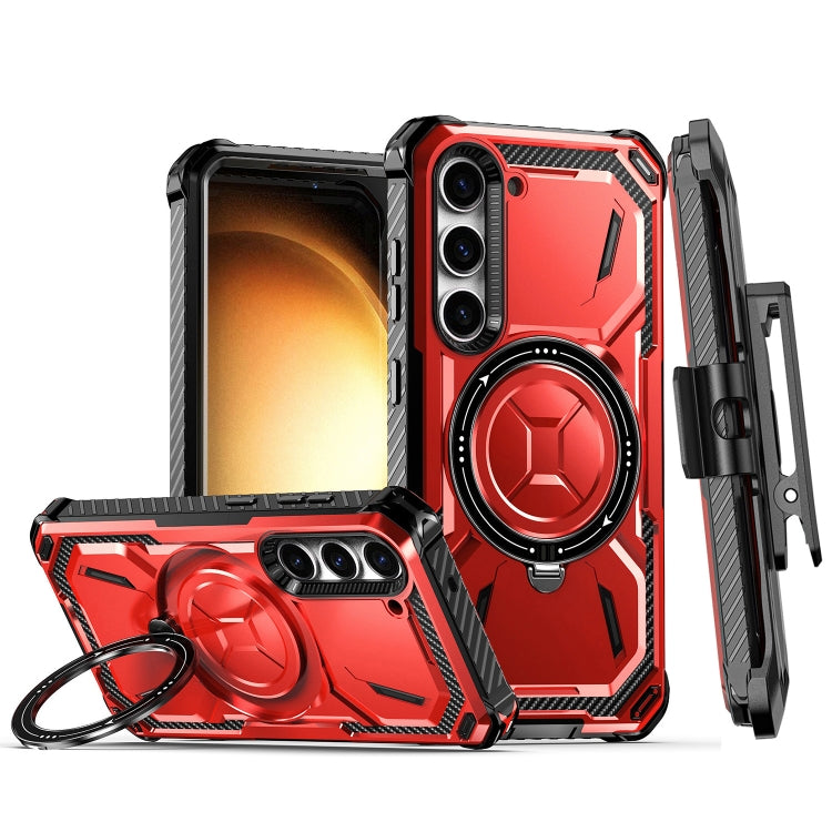 Custodia TPU con clip posteriore per Samsung Galaxy S22