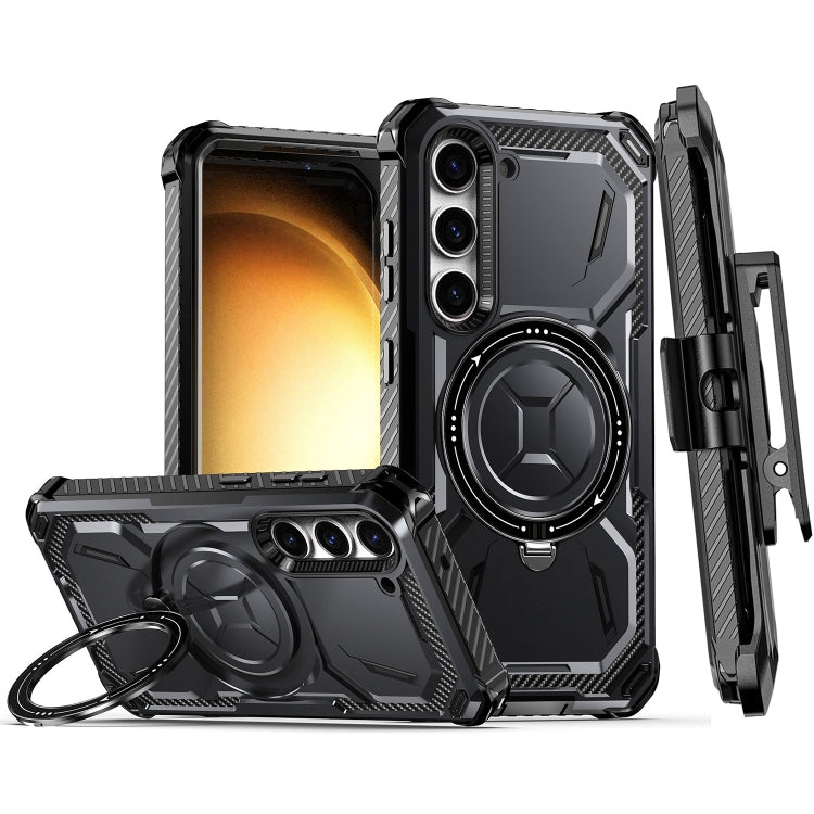Custodia TPU con clip posteriore per Samsung Galaxy S22