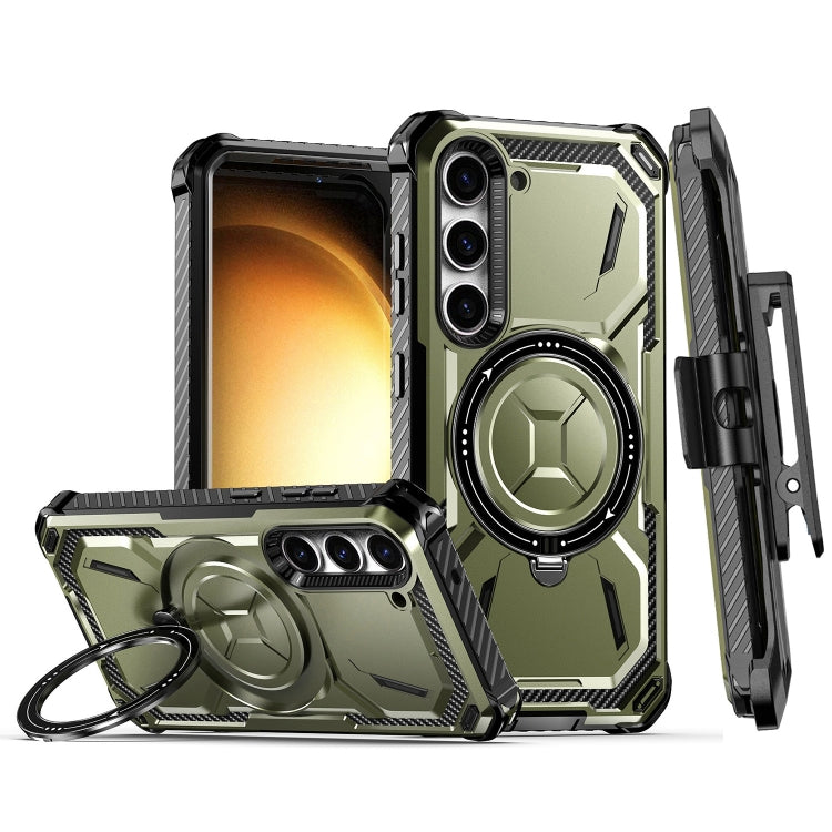 Custodia TPU con clip posteriore per Samsung Galaxy S22