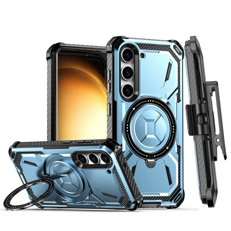 Custodia TPU con clip posteriore per Samsung Galaxy S22