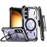 Custodia TPU con clip posteriore per Samsung Galaxy S22