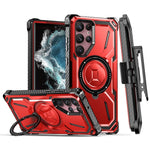Custodia TPU con clip posteriore per Samsung Galaxy S22