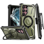 Custodia TPU con clip posteriore per Samsung Galaxy S22