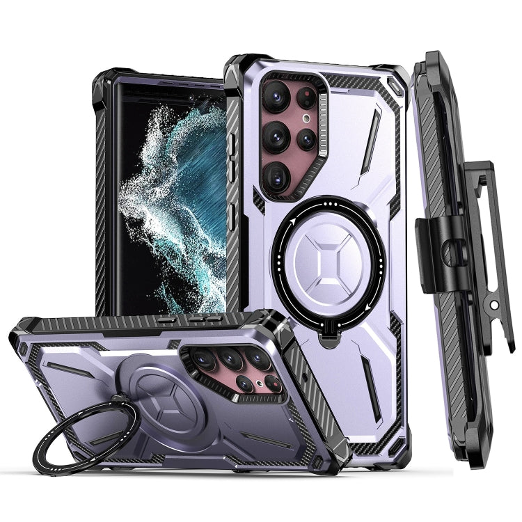 Custodia TPU con clip posteriore per Samsung Galaxy S22