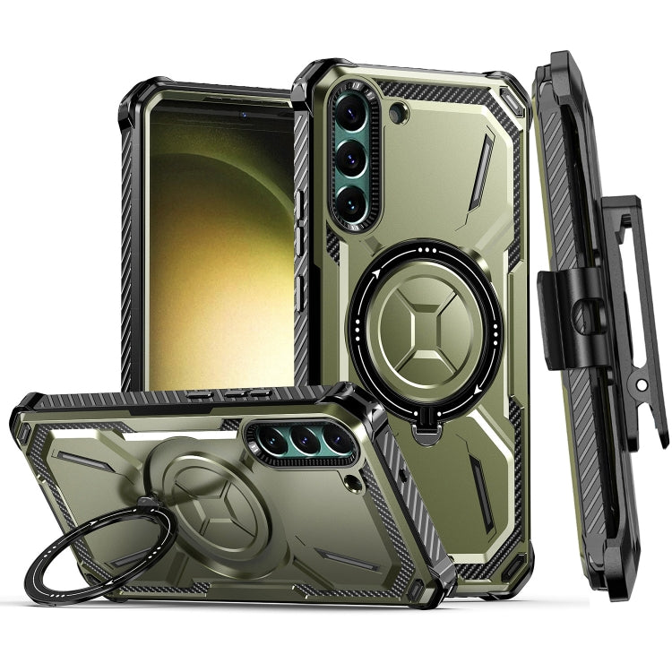 Custodia TPU con clip posteriore per Samsung Galaxy S22