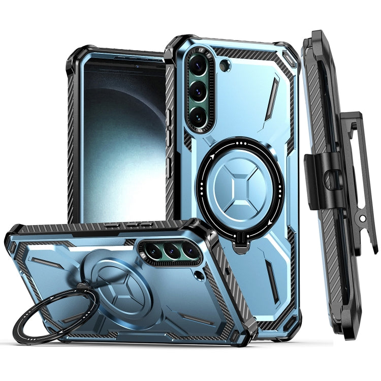 Custodia TPU con clip posteriore per Samsung Galaxy S22