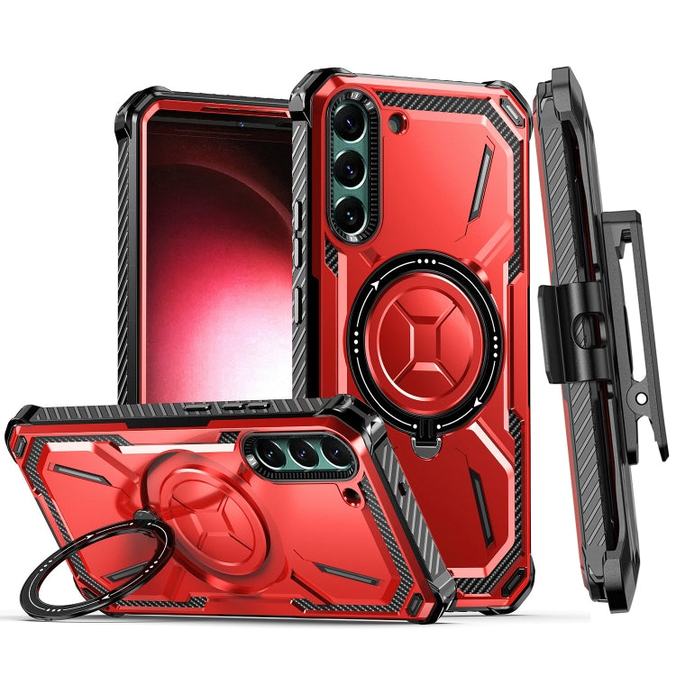 Custodia TPU con clip posteriore per Samsung Galaxy S22