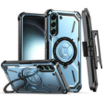 Custodia TPU con clip posteriore per Samsung Galaxy S22