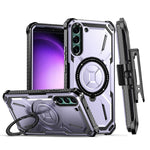 Custodia TPU con clip posteriore per Samsung Galaxy S22