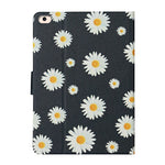 Custodia in pelle flip per iPad con slot per schede