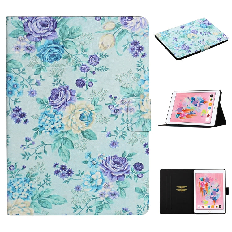 Custodia in pelle flip per iPad con slot per schede