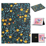 Custodia in pelle flip per iPad con slot per schede