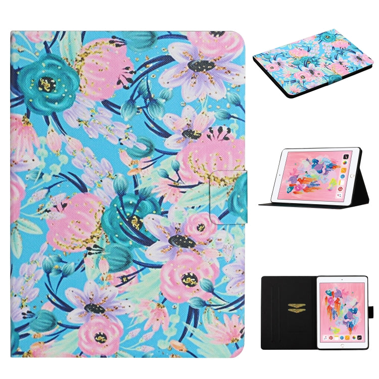 Custodia in pelle flip per iPad con slot per schede