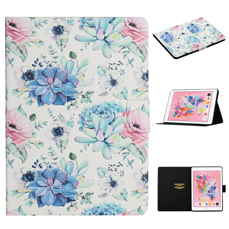 Custodia in pelle flip per iPad con slot per schede