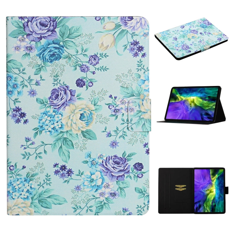 Custodia in pelle flip per iPad con slot per schede